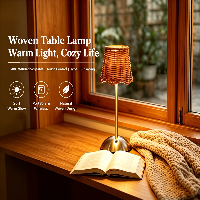 Bohemian Woven Rattan Art Tabl - Renewable Energy Battery review and price