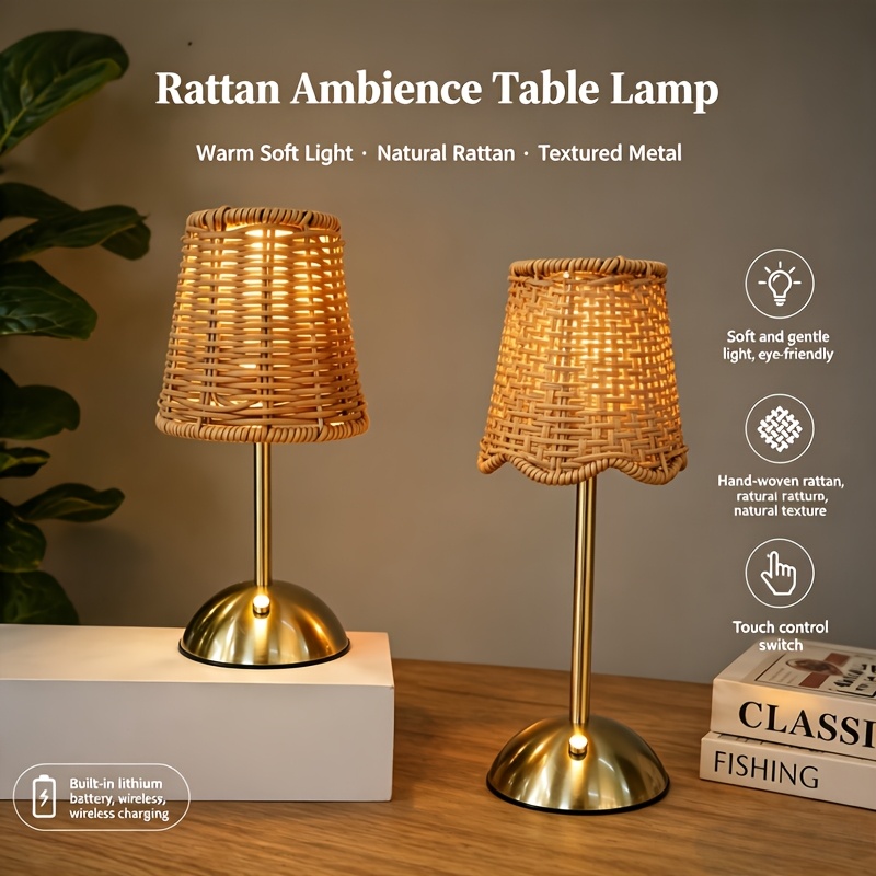 Bohemian Woven Rattan Art Tabl - Renewable Energy Battery review and price