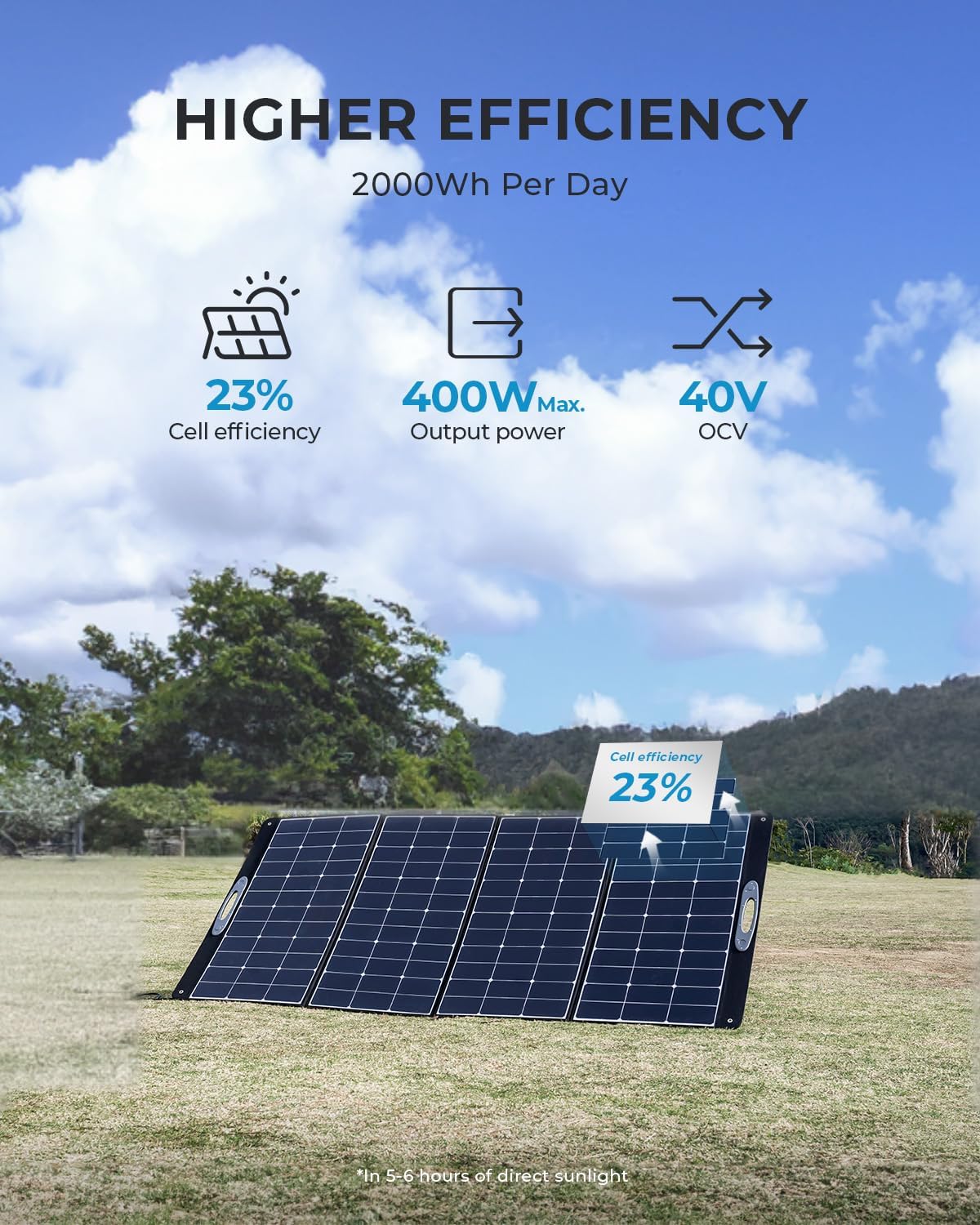OUKITEL PV400 Portable Solar P - Rv Solar Kit 400W review and price