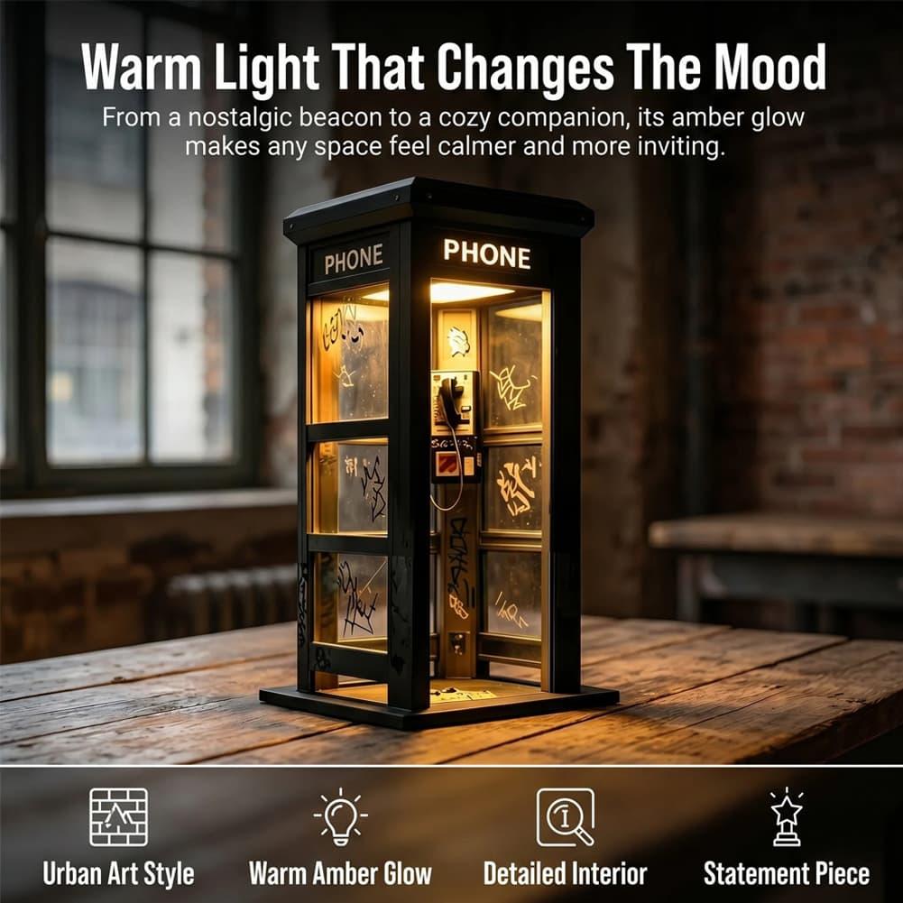 Retro Graffiti Phone Booth Tab - Renewable Energy Battery review and price