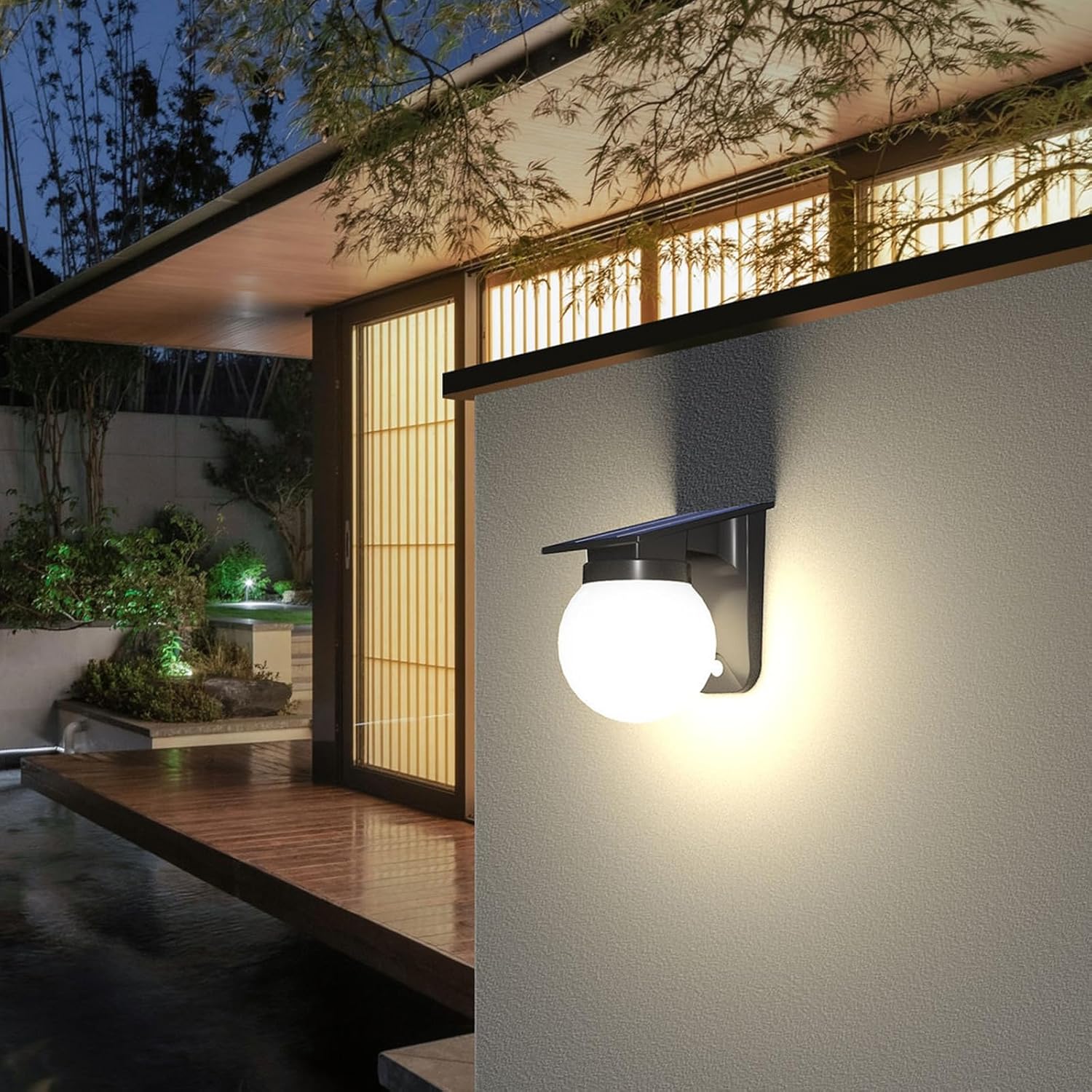 Solar Sphere Wall Lights Outdo - Waterproof Junction Box Solar review and price