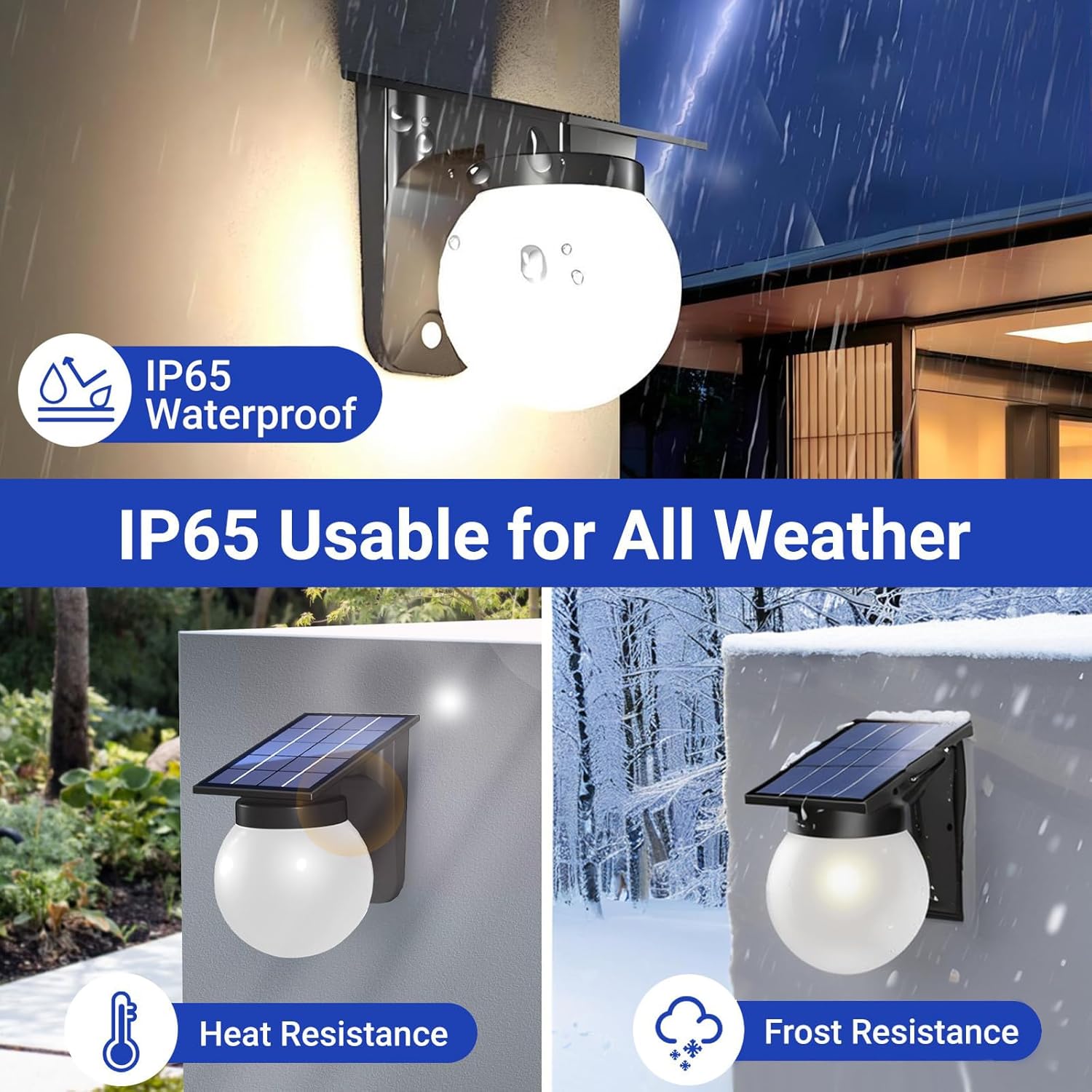 Solar Sphere Wall Lights Outdo - Waterproof Junction Box Solar review and price