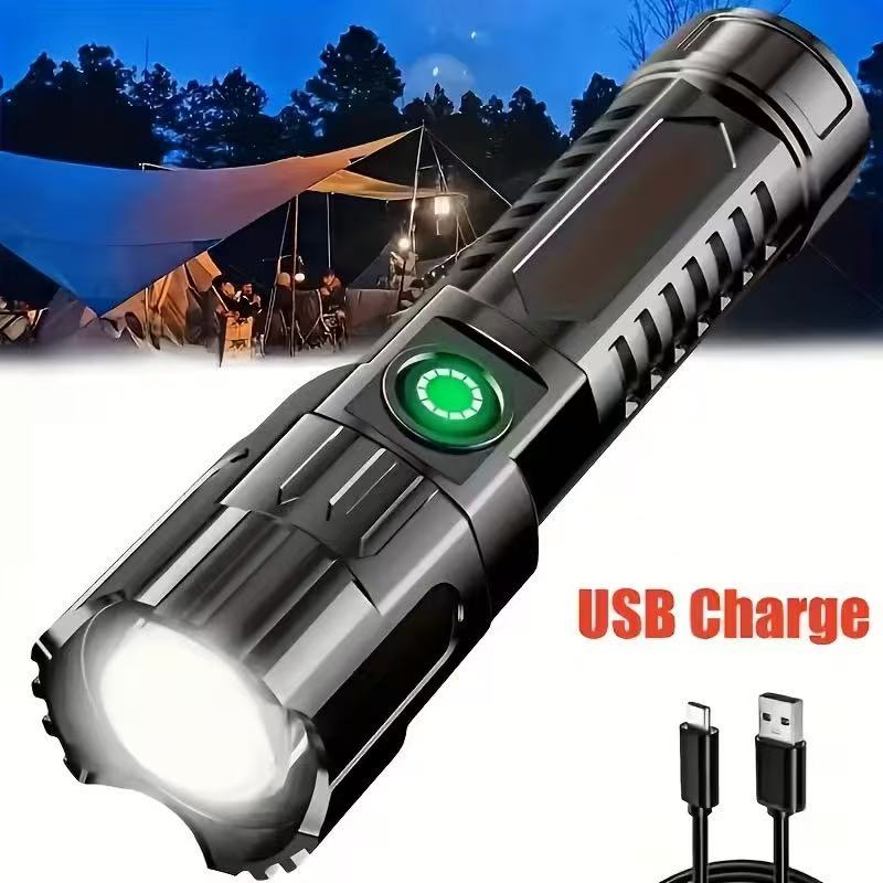 New High-power Led Flashlight  - Renewable Energy Battery review and price