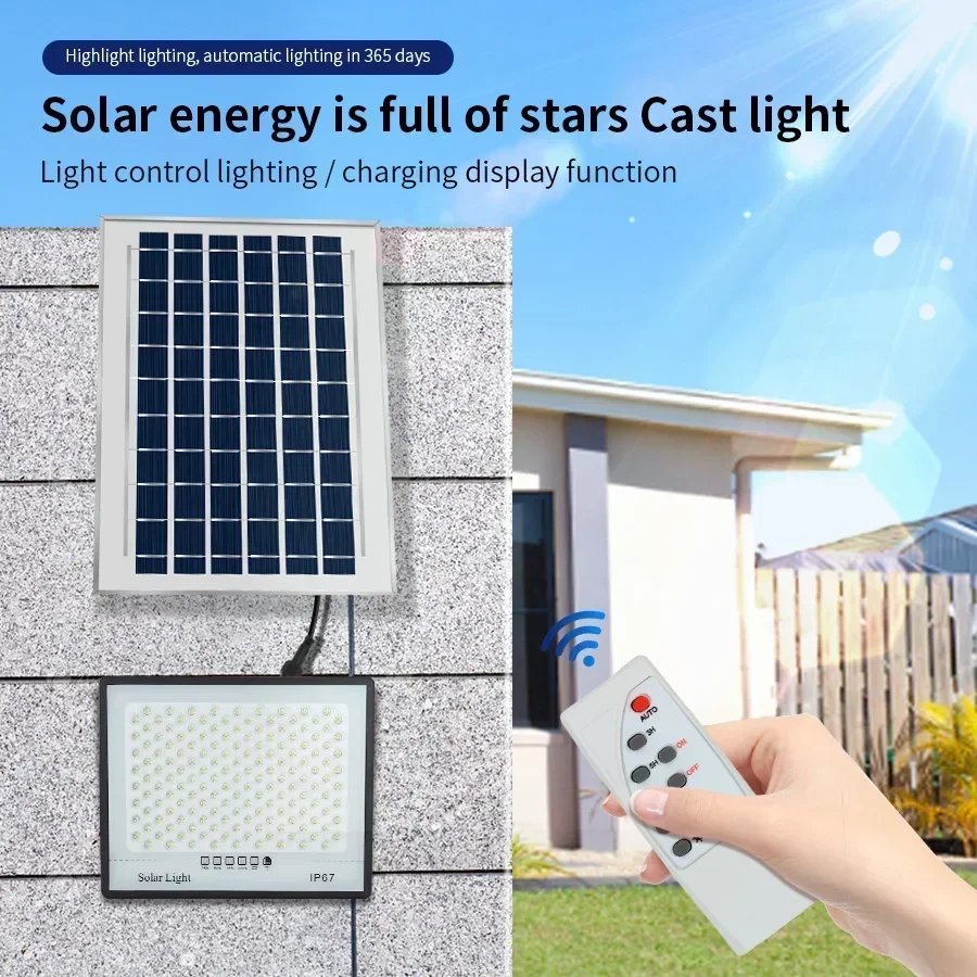 500W Solar Lights Outdoor Gard - Waterproof Junction Box Solar review and price
